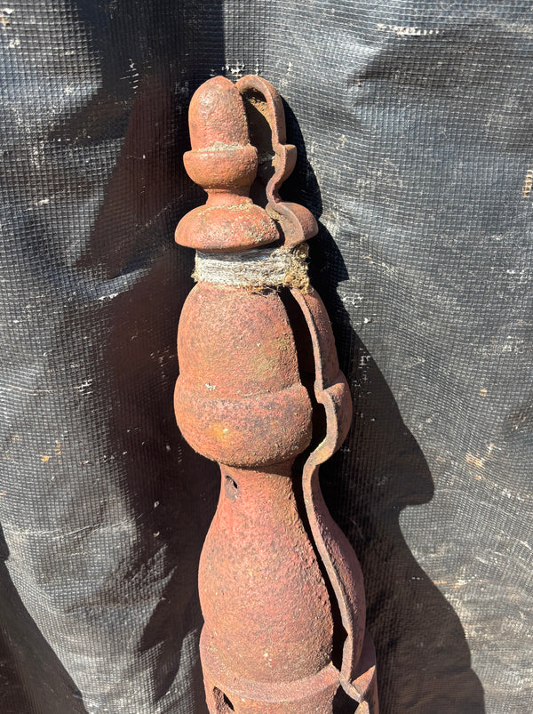 Pair of Cast Iron Newel Posts GA21620