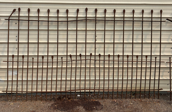 75 Feet of Iron Fence Panels GA21356