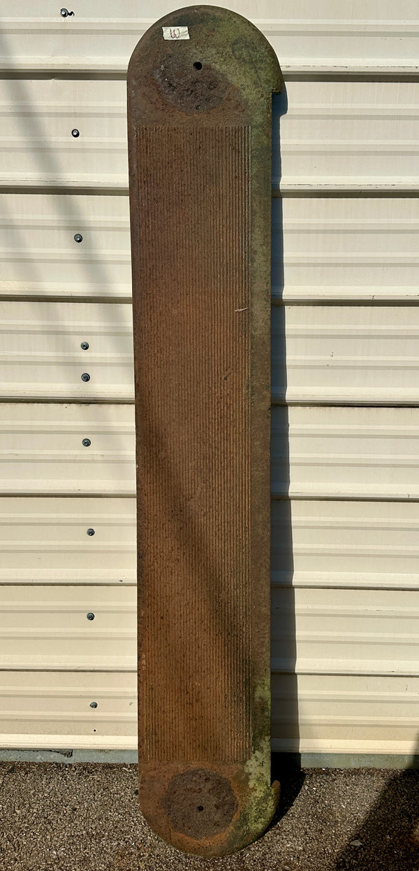 Single, Curved 71" Long Cast Iron Stair Tread GA20838