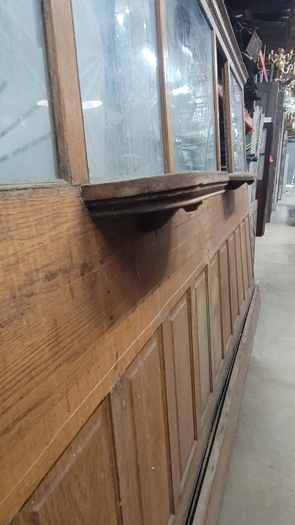 1900's Wood & Glass Pawnbrokers Office Front Panel Set GS00632