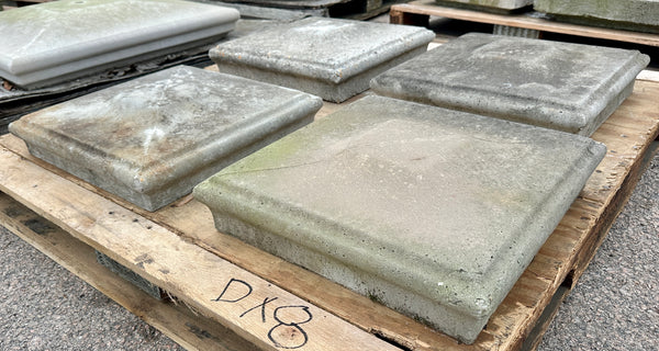 4 Pairs of Concrete Column Tops GA20485