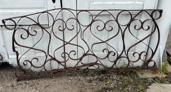 20 Feet of Iron Fence Panels GA21296