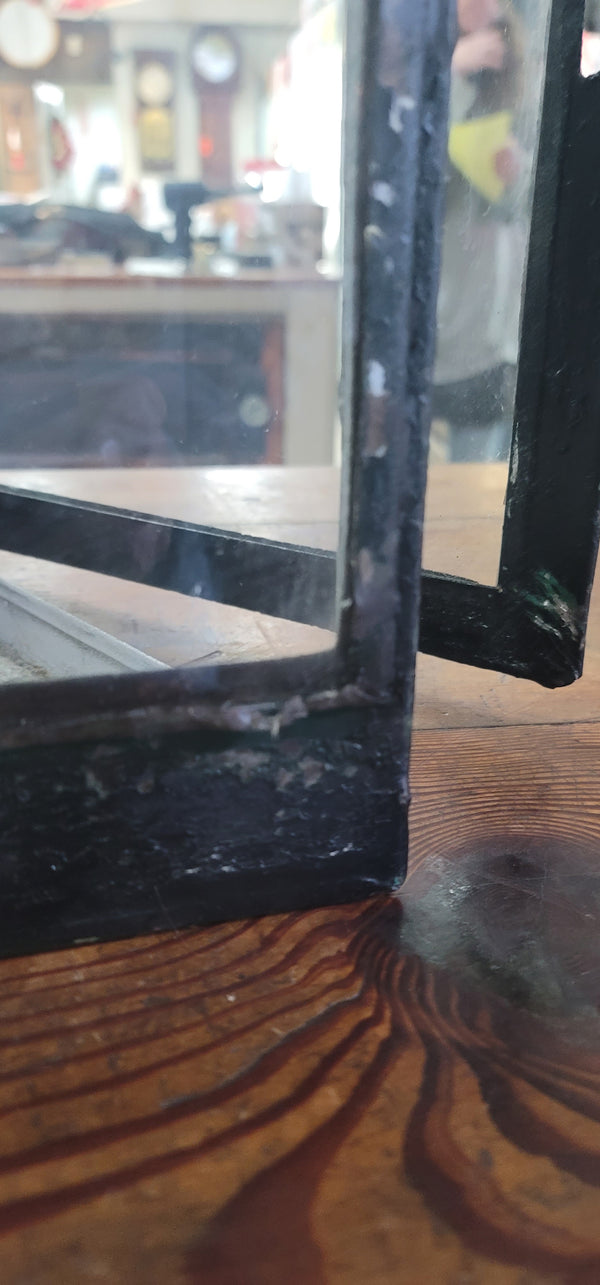 Vintage Hanging Nautical Lantern Case 22 1/2" T x 13 3/4" GS00886