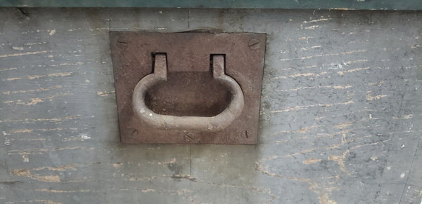 Civil War Era Heart Pine Storage Chest 39 1/2" x 19 3/4" x 22" GS00905