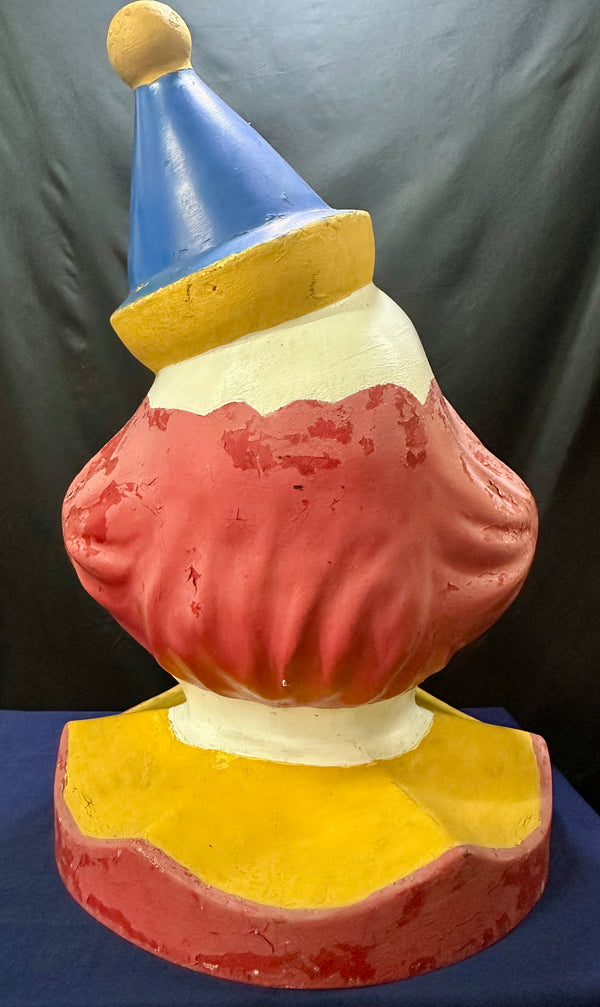 Vintage Amusement Park Clown Trash Can Lid Cover GA20536