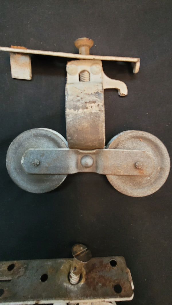 2 Pairs of Vintage Pocket Door Roller Wheels GS00638