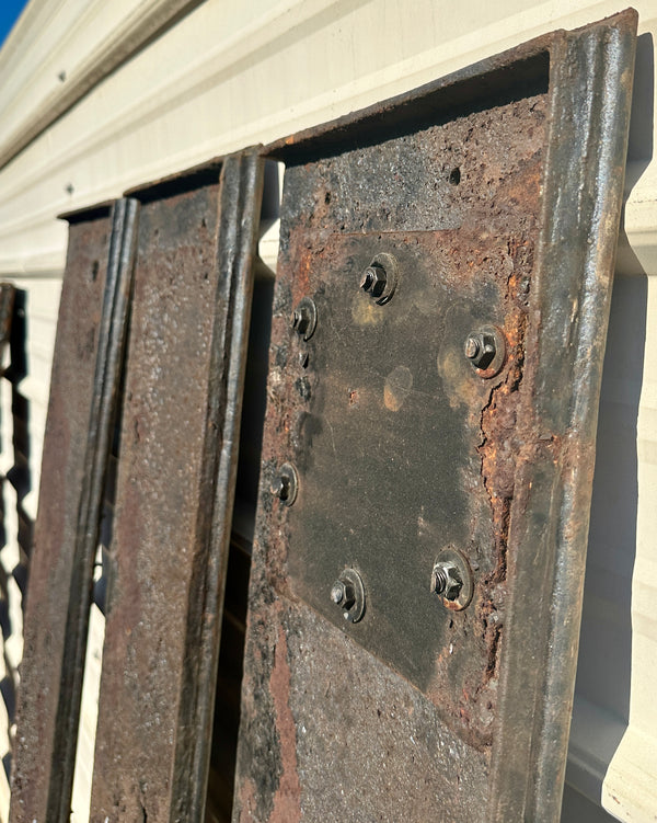 Set of 3 69" Long Cast Iron Stair Treads GA20619