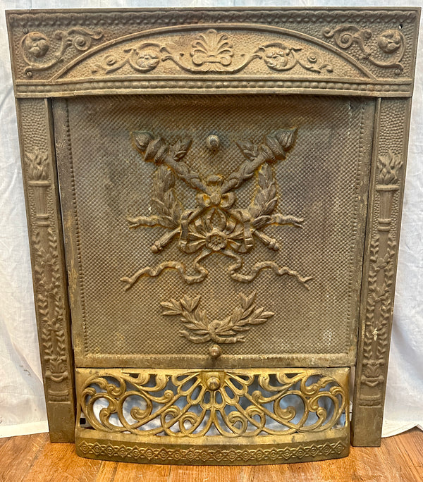 Pair of Antique Fireplace Summer Cover & Surround 3 Pc Sets GA20084