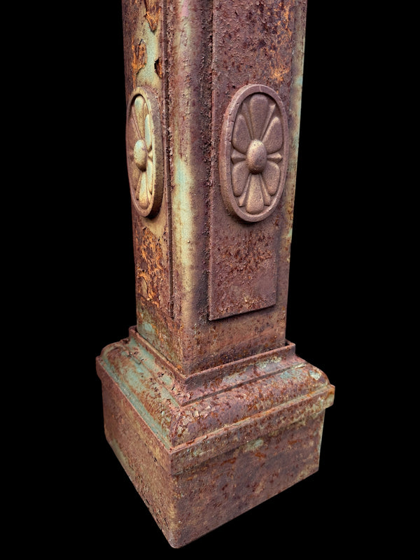 Vintage Cast Iron Posts - 6 Available - GA21051