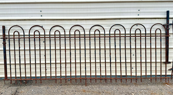 62 Linear Feet of Antique Iron Hairpin Fencing GA20441