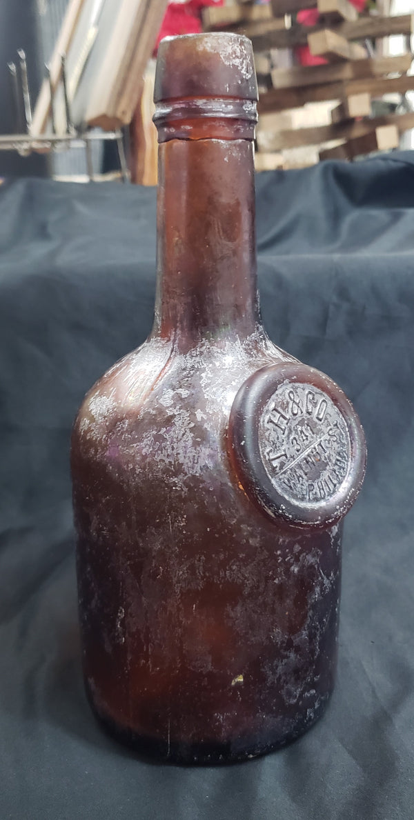 Vintage T.H & Company Philadelphia PA Bottle 10" T x 4 1/8" W GS00894