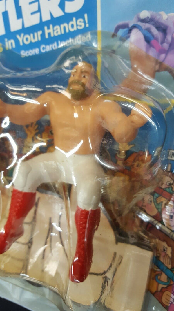 NOS 1985 Superstar Thumb Wrestlers Hulk Hogan & Big John Studd GS00726