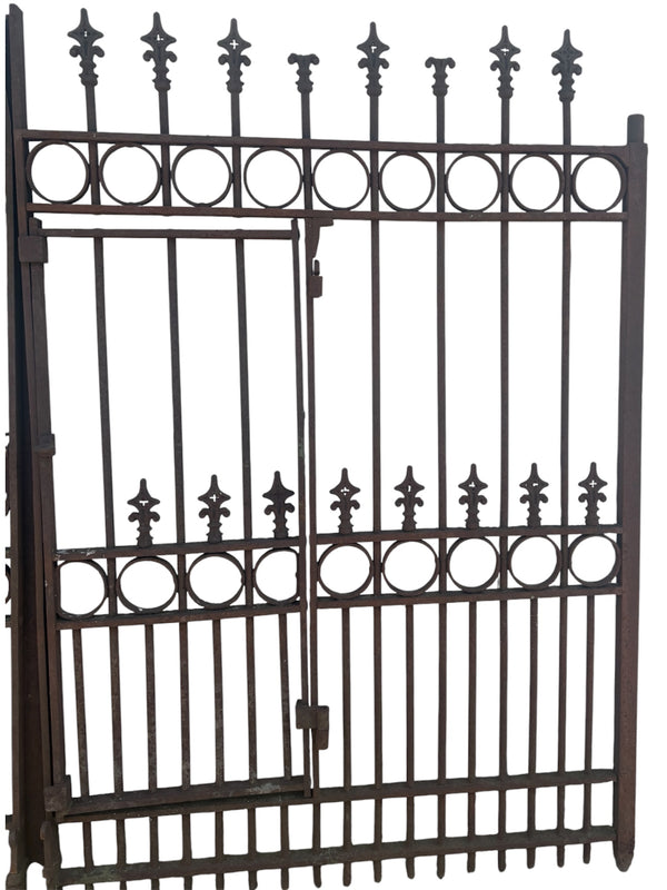 Pair of Antique Wrought Iron Driveway Gates GA21147