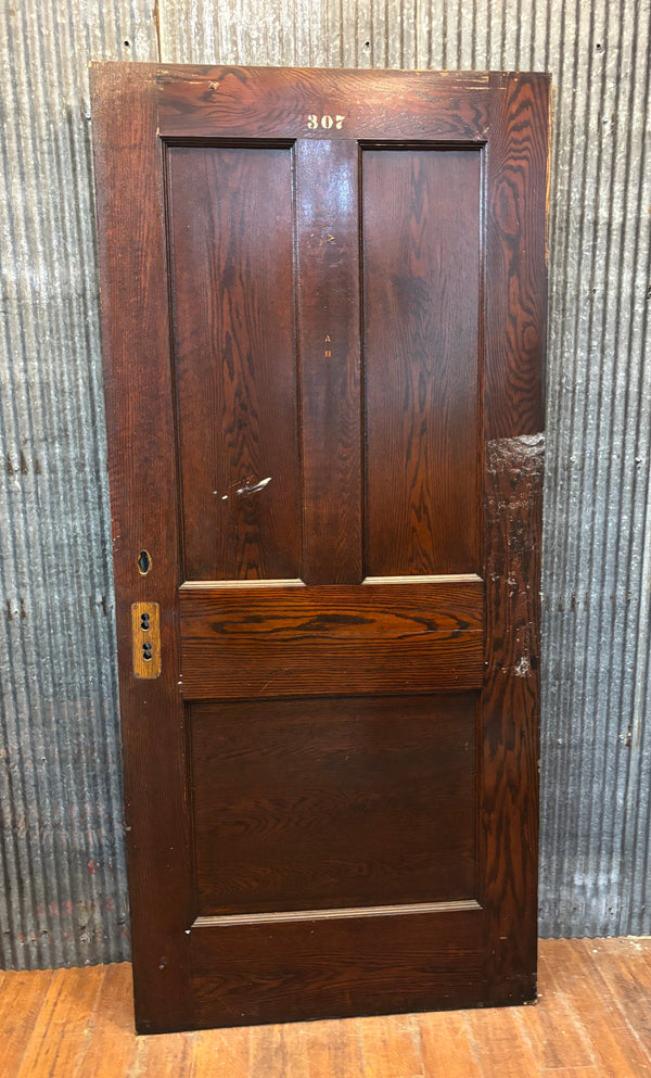 3-Panel Wooden Door GA21481