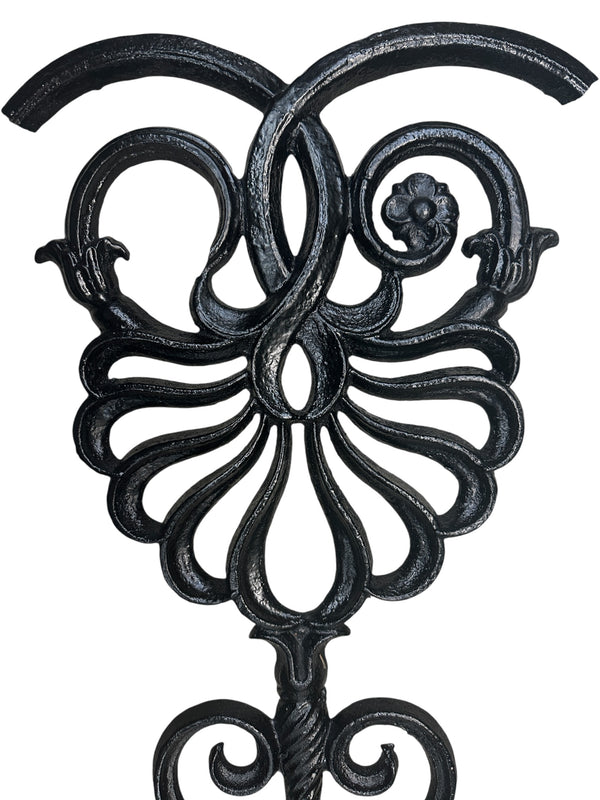 Restored Antique Iron Decorative Fence Panel GA20708
