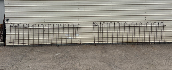 47 Feet of Wrought Iron Fence Panels GA21223