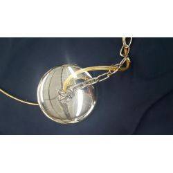 Multi-colored Textured Glass Lantern Chandelier with Chain & Ceiling Mount GA21074