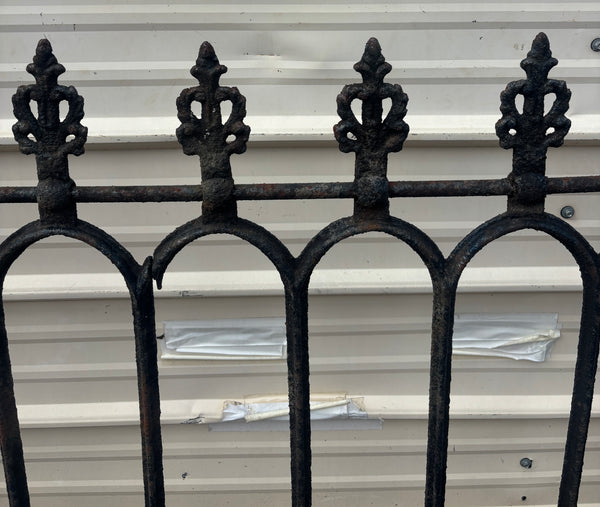 15 Feet of Iron Fence Panels GA21607