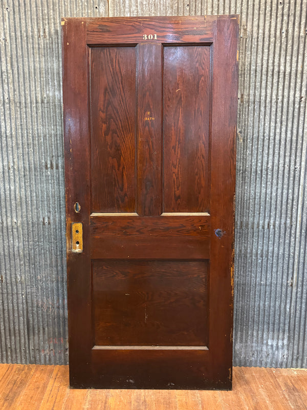 3-Panel Wooden Door GA21487