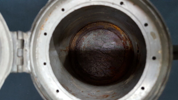 Civil War Period Tin & Pewter Coffee Pot With Lid