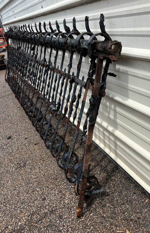 12 Foot Iron Fence Panel GA21364