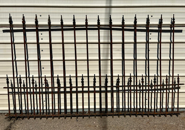 61 Feet of Antique Wrought Iron Fencing GA20787