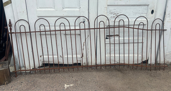 108 Feet of Wrought Iron Hairpin Fencing GA21227