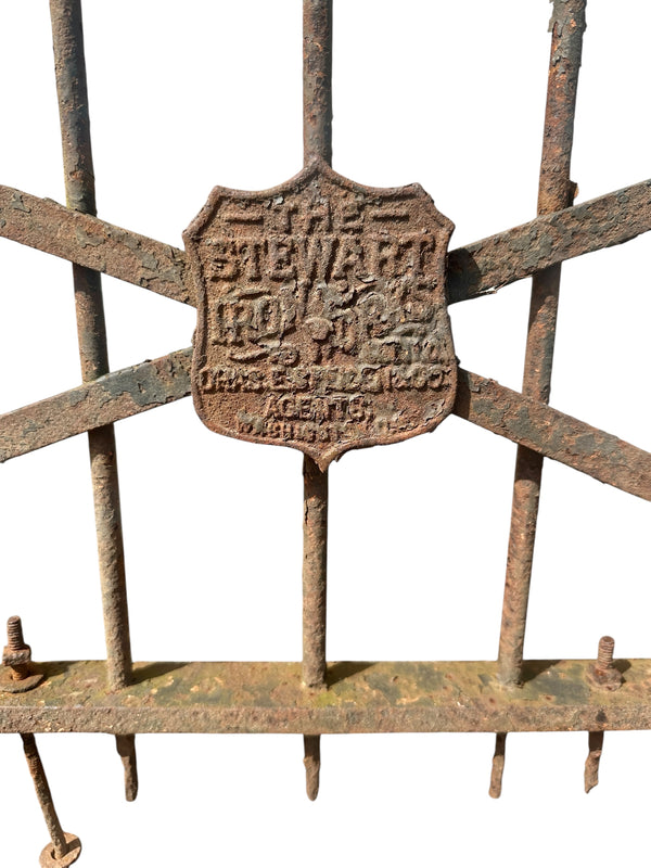 Stewart Iron Works Wrought Iron Garden Gate - 35" W x 46" T - GA20968