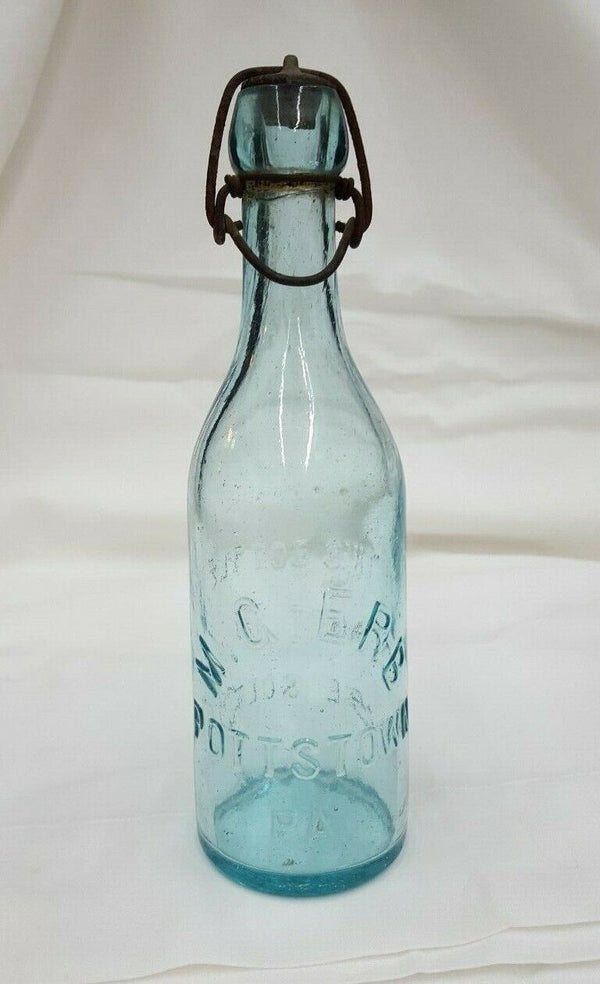 1800s M.G. Erb Pottstown Pennsylvania Champagne Beer Bottle GS00695