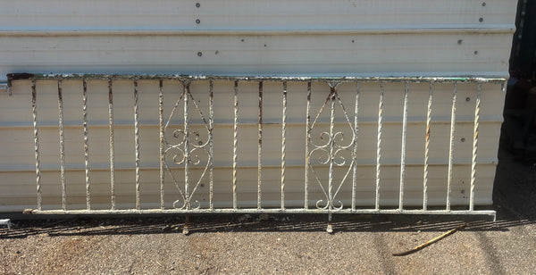 39 Feet of Iron Fence Panels GA21339