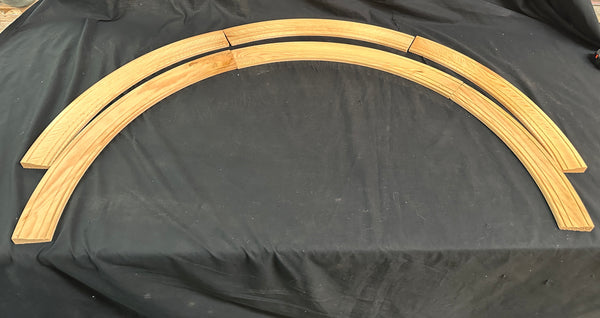 NOS Heart Pine Arched Transom Window Trim - 6 Available GA20458