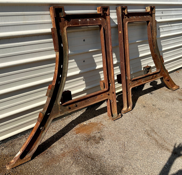 Pair of Antique Industrial Cast Iron Machine Legs GA20963