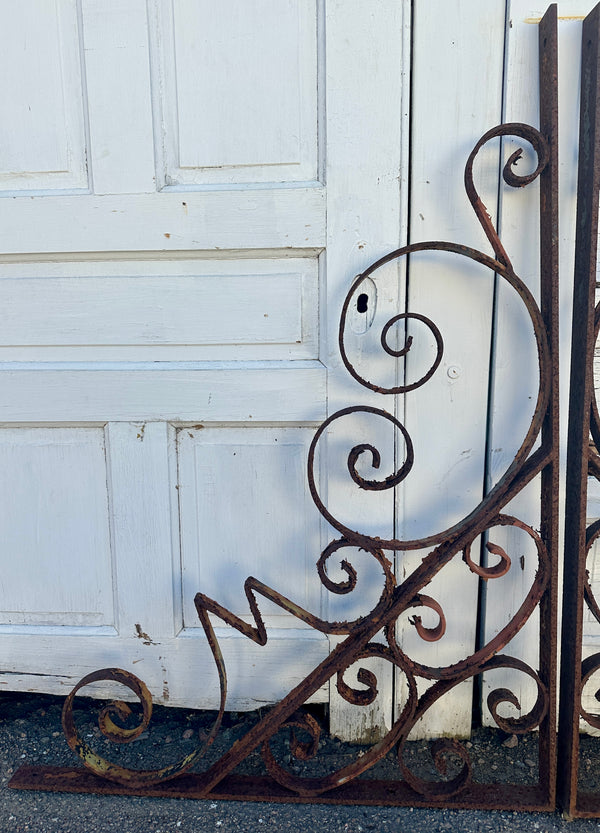 Pair of Hand-Wrought Steel Mezzanine Brackets GA20514