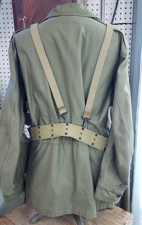 Authentic 1943 WWII Military Field Gear & Equipment Set Identified GS00901