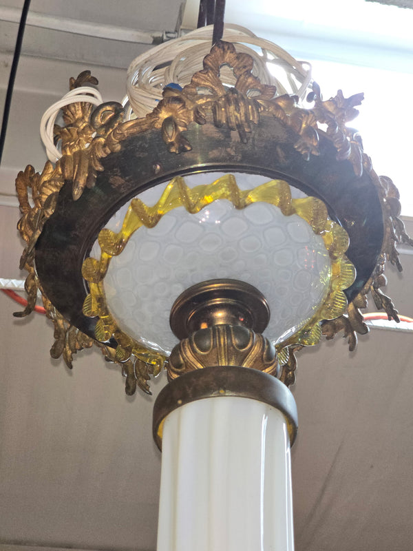 Victorian Bronze and Glass 32 Light Ornate Chandelier GS011023