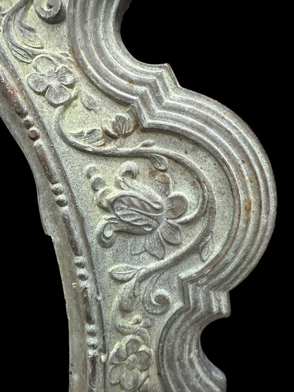 Antique Bronze Chandelier Ceiling Medallion w/ Original Patina GA20715