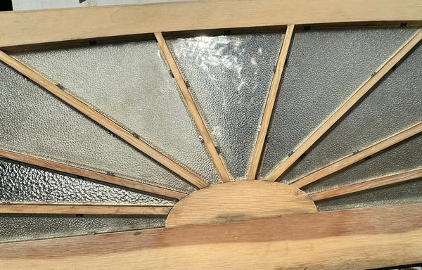 Restored Textured Glass Transom Window GA20308