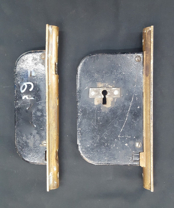 Vintage Pocket Door Lock with Matching Keeper GA2030