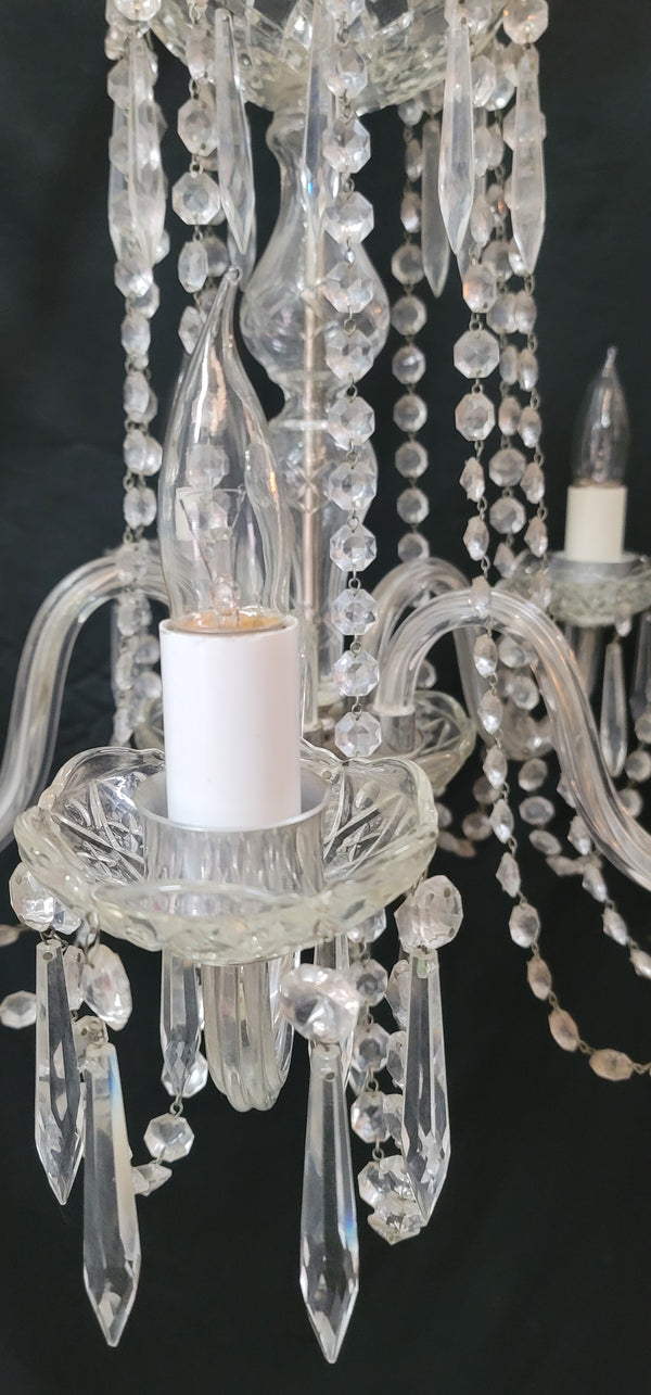 5 Light Crystal Chandelier 18" x 24" GS00594