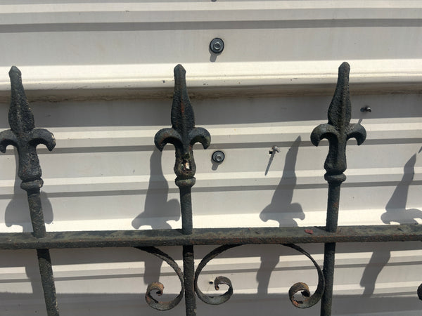 7 Foot Iron Fence Panel GA21316