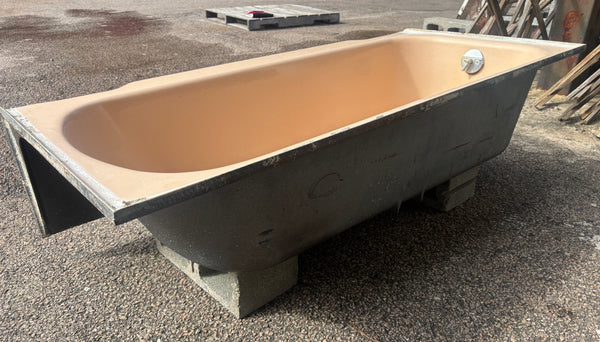 Cast Iron Art Deco Pink Tub GA21440