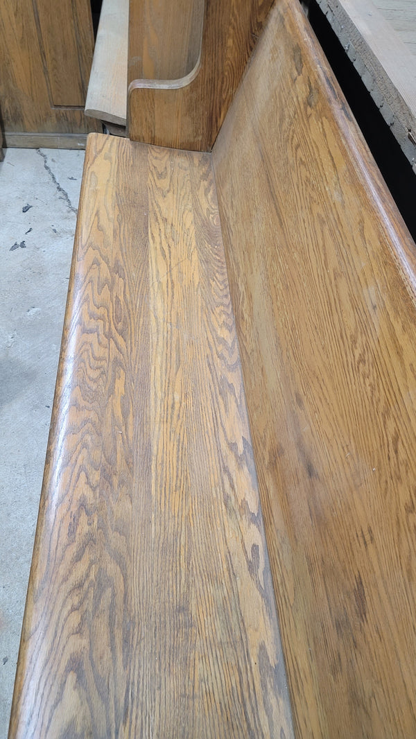 Vintage Oak Church Pew Bench 70 3/4" Long GS00625