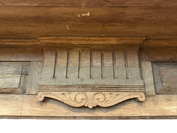 19th Century Restored Eastlake Carved Wood Fireplace Mantel GA20965