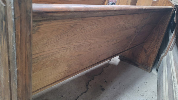 Vintage Oak Church Pew Bench 70 3/4" Long GS00625