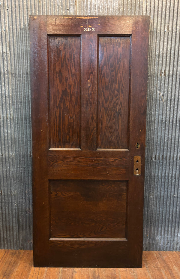 3-Panel Wooden Door GA21472