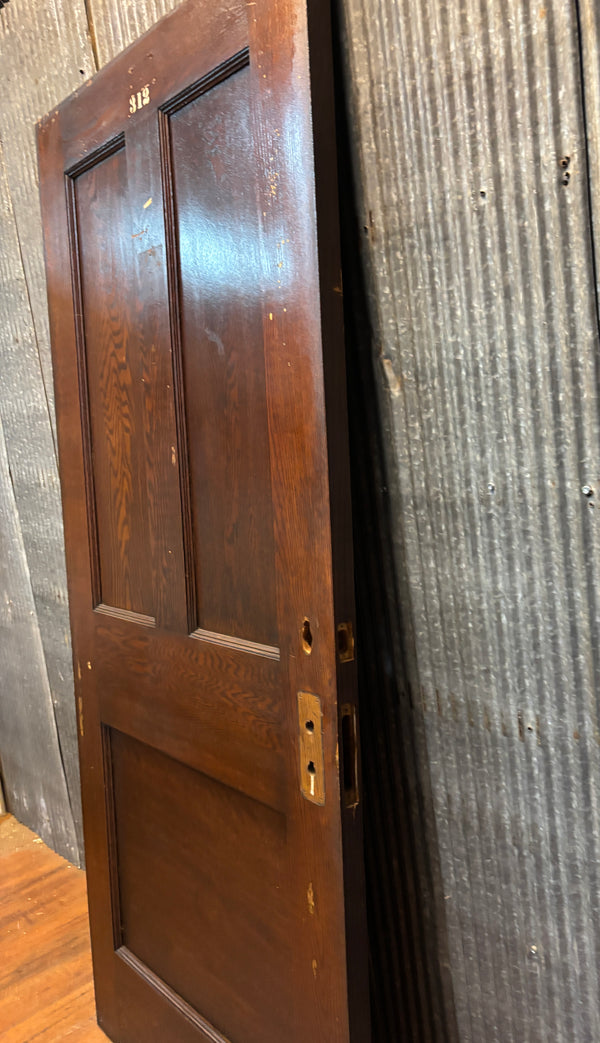 3-Panel Wooden Door GA21498