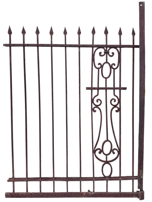 39 Ft of Antique Wrought Iron Fencing GA21049
