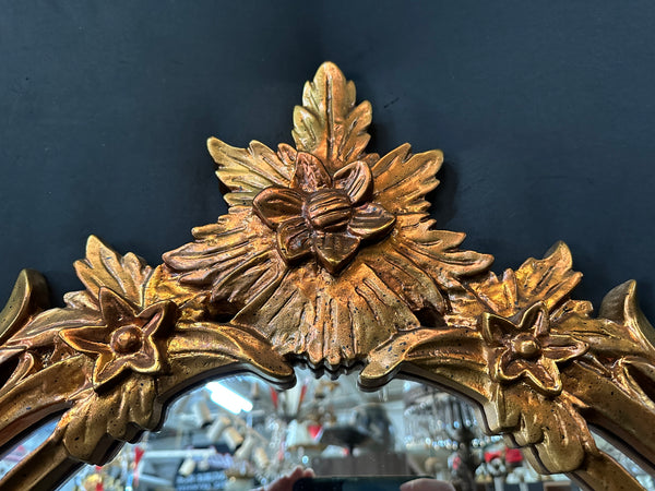 Vintage Regency Gilt Wood Oval Mirror GA20302