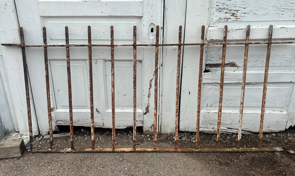 12 Feet of Wrought Iron Picket Fencing GA21281