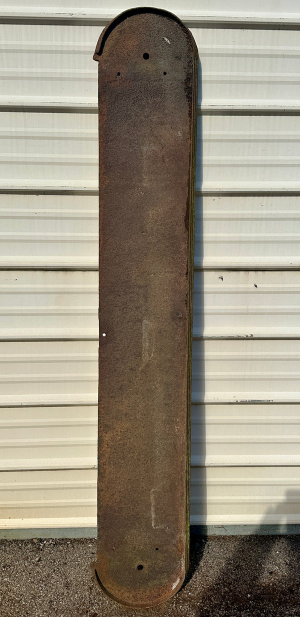 Single, Curved 5+ Ft Long Cast Iron Stair Tread GA20837
